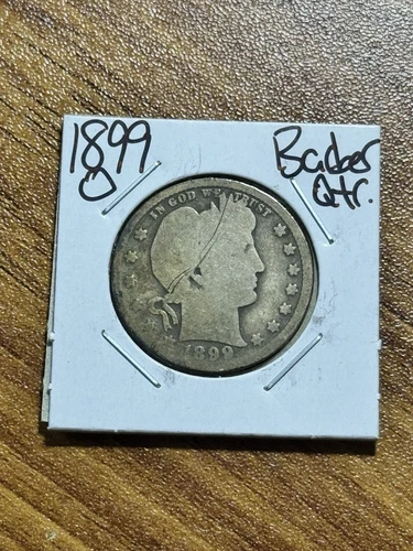 1899 O Barber Silver Quarter Nice G+ Good U.S. 25c Type Coin (Raw16674) M