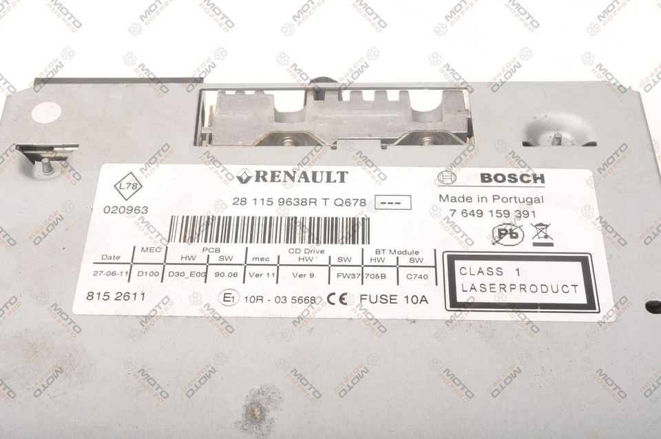 RENAULT MEGANE III 1.4 TCe 16V 131PS Radio Autoradio 281159638R - Bild 3 von 4