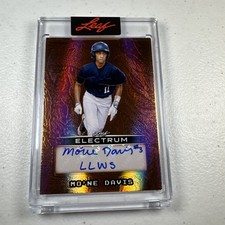 MO'NE DAVIS 2025 LEAF Electrum 4/12 Bronze AUTO LLWS INSCRIPTION 🔥Encased