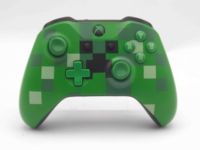 Original Microsoft Xbox One Wireless Controller Minecraft Creeper Limited Editio