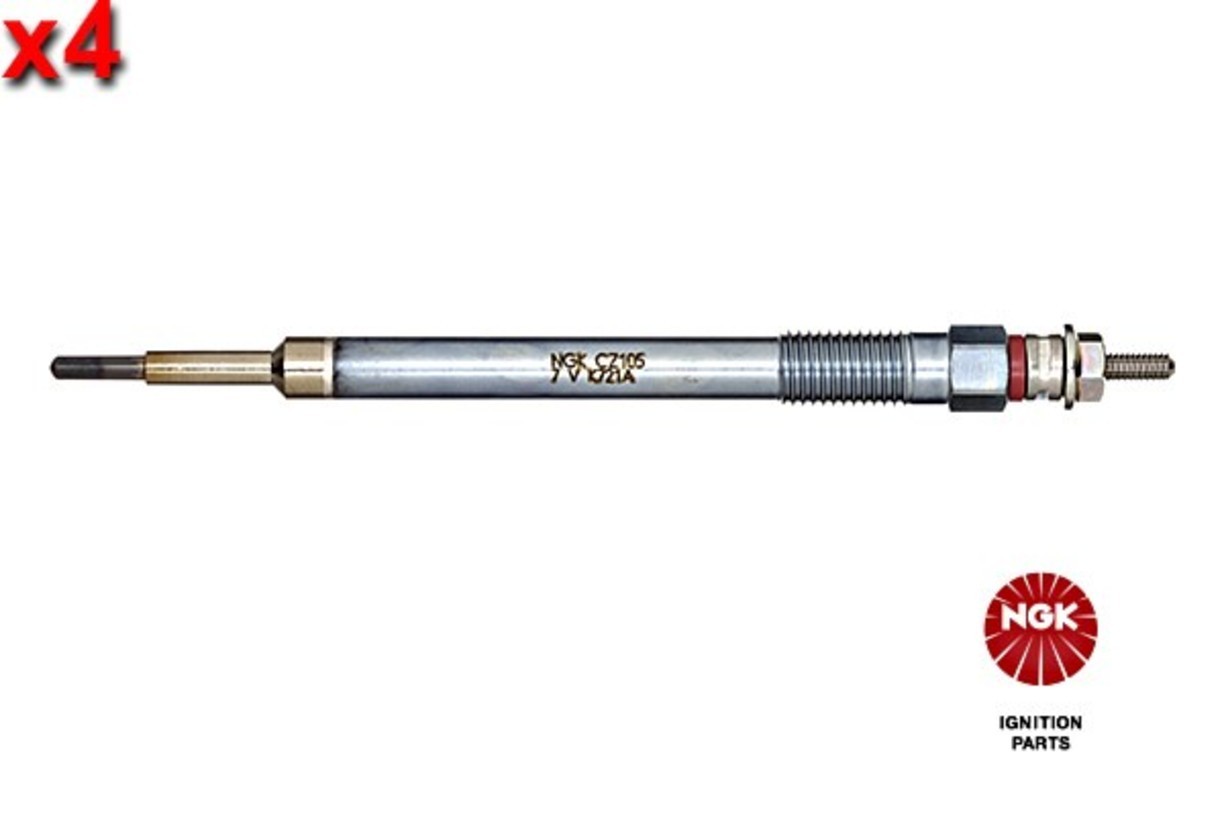 NGK 4x Glow Plug For HYUNDAI Grand Santa F KIA Sorento II 09-15 36710-2F000