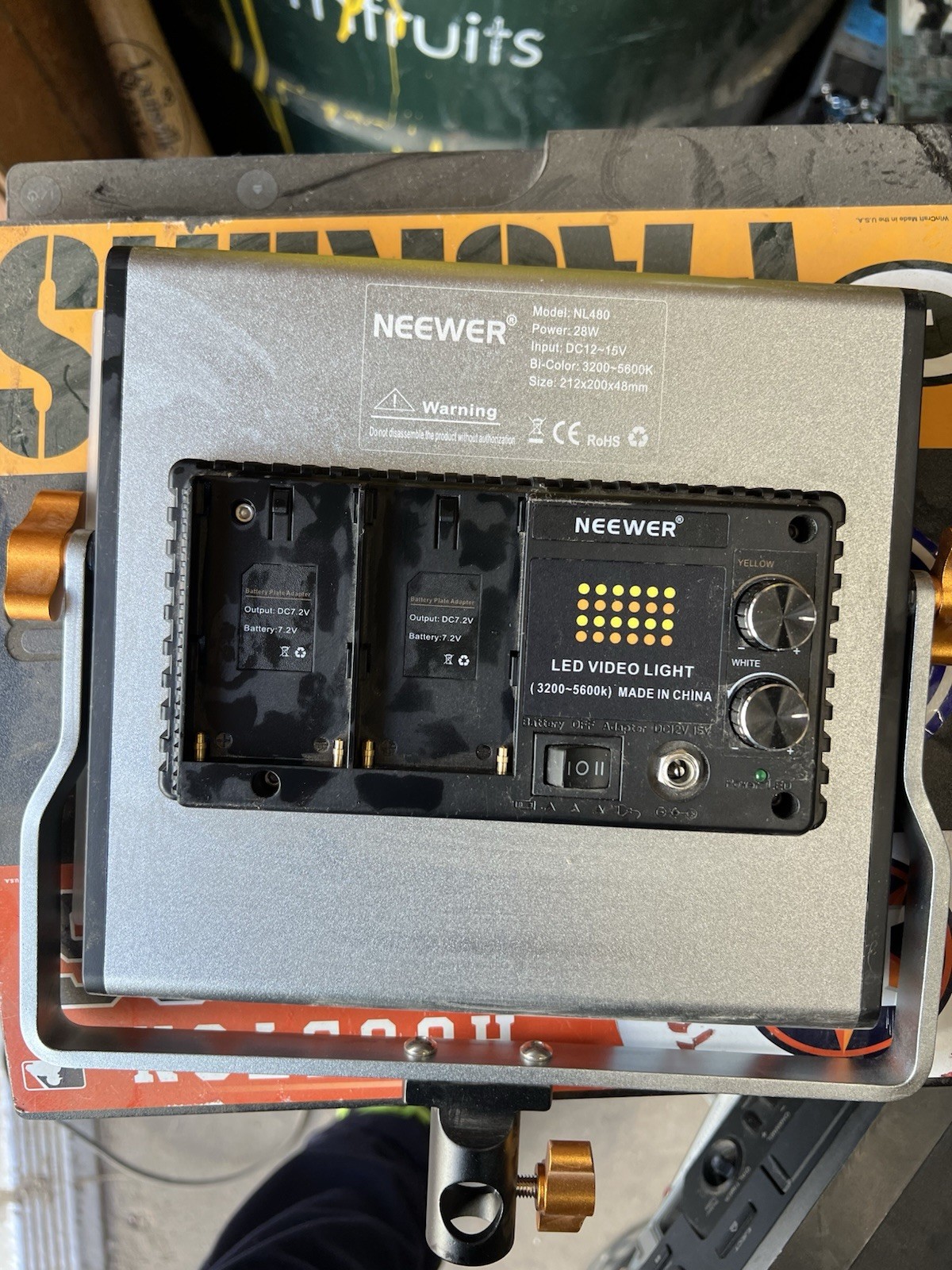 Neewer NL480 Bi-Color LED Panel Light 10086107 | Light Only