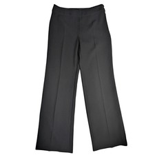 Emporio Armani Black Textured Wide Leg Dress Pants Women's Size 8 READ