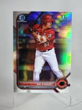 SAL STEWART ~2022 Bowman Draft Chrome ~1st Refractor (RC) ~BDC-122 ~Guardians 
