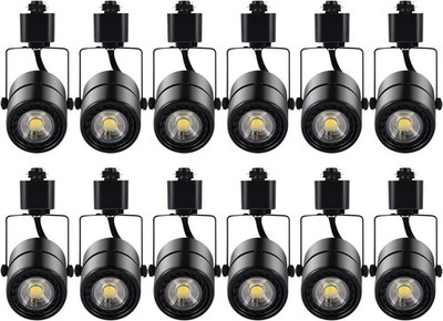 H Track Lighting 10W 3000K Dimmable 12 Pack