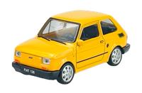 Welly Fiat 126P Gelb 1:43 Die Cast Metal Model Neu Im Kasten Maluch