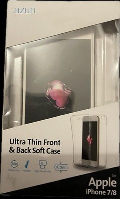Hülle für Apple iPhone 8 / iPhone 7 Silikonhülle 360 Grad Schutz NEU Transparent