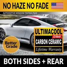 DUO CARBON CERAMIC PRECUT WINDOW TINT KIT FOR AUDI A4 S4 SEDAN 02-08 SIDE + REAR