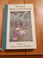 Treasury of Best Loved Poems by Eleanor Fortescue Brickdale HC 1992 1st Edition