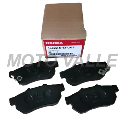 Genuine OEM SET Rear Brake Pads 4pcs 43022-SR3-G01 Honda City GM2