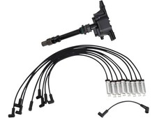 Ignition Distributor And Spark Plug Wire Set Fits P30 1996-1997 81zcdt
