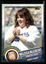 2015 Topps #FP-19 Melissa McCarthy First Pitch