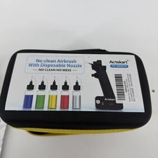 No-Clean Airbrush Kit with Disposable Nozzle (50pcs x 0.2mm & 100pcs x 0.3mm