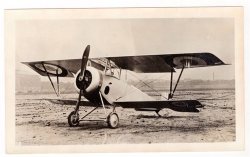 WWI RFC Nieuport 20 Fighter 2.75x4.5 Vintage 1940-50s Photo