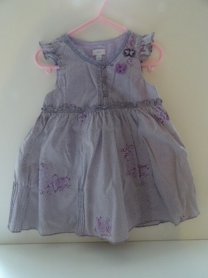Sommerkleid Kleid kurz mexx lila flieder Gr. 80 12-18 Monate