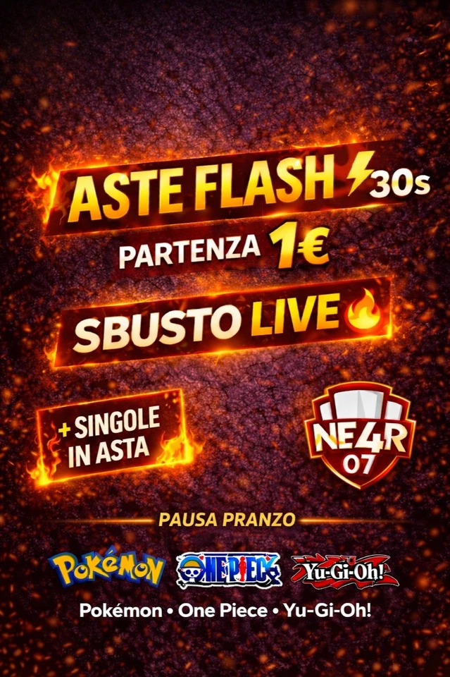 POKÉMON ONE PIECE DRAGONBALL– RIP E SHIP | ASTE DA 1€