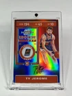 TY JEROME 2019-20 CONTENDERS OPTIC ROOKIE TICKET RED AUTO #115 4/149 RC