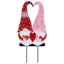 YEAHOME Valentines Day Decorations Outdoor, Red Pink Gnomes Red, Pink, White