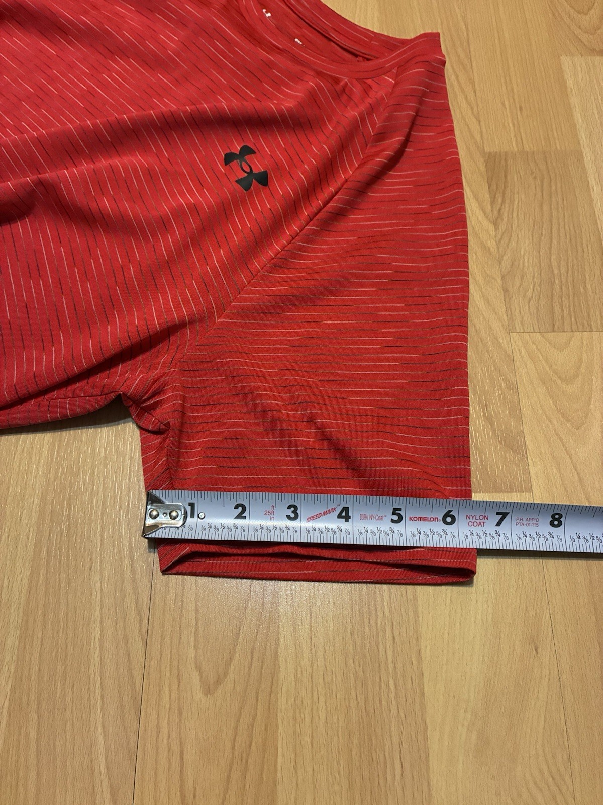 Under Armour Red Small Exercise Workout Tech Tee … - image 4