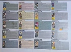 G.I. Joe File Card Lot  ARAH 1980s 20 Different File Cards