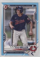 2021 Bowman Draft Sky Blue 96/499 Noah Miller #BD-109 0x4h