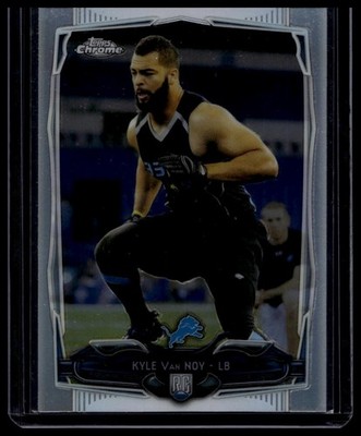 Kyle Van Noy 2014 Topps Chrome #205 Refractor Rookie Detroit Lions