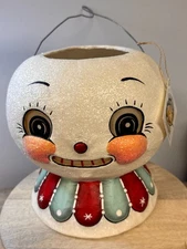 New Johanna Parker Snowman Minty Beau Snow Glow Lantern Bucket