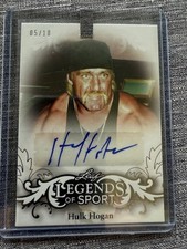 2015 Leaf Legends of Sport Hulk Hogan BA-HH1 auto /10! Pack fresh looks perfect!