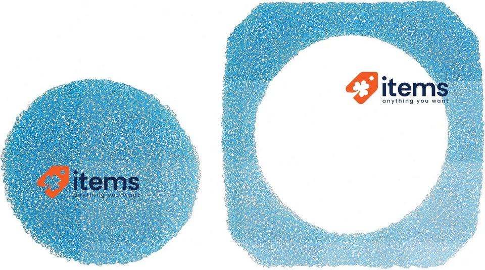 JBL Espuma Filtro Orgánica Para Acuario CristalProfile 40X Paquete de 2 - Juego de 2 Foto 3 de 3