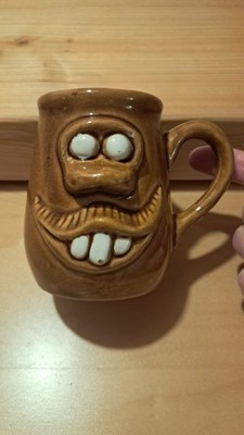 Vintage Ugly Face Mug Coffee Cup Kaffee Tasse