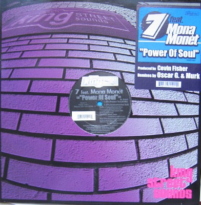 7 Featuring Mona Monet, Power Of Soul, (12''), VG+, 3834676580