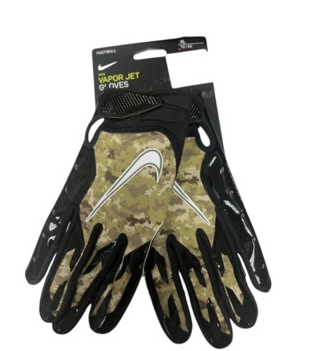 Nike Vapor Jet 6.0 Salute to Service Football Receiver Gloves Camo Men’s Size XL - Picture 3 of 4