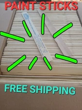 Paint Mixing Stirring Sticks Wood (25 pcs) FREE SHIPPING