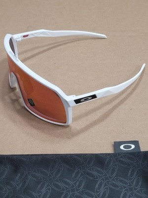 NEW OAKLEY SUTRO POLISHED WHITE WITH PRIZM FIELD LENS