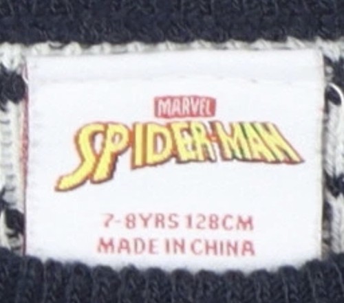 Marvel Boys Spiderman Christmas Xmas Jumper 7-8 years ( Would Fit 6-7 ) - Picture 3 of 3