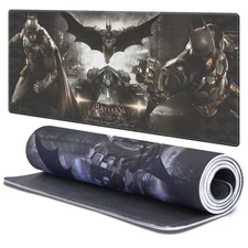 OFFICIAL BATMAN ARKHAM KNIGHT GRAPHICS GAMING DESK PC KEYBOARD MOUSE MAT PAD