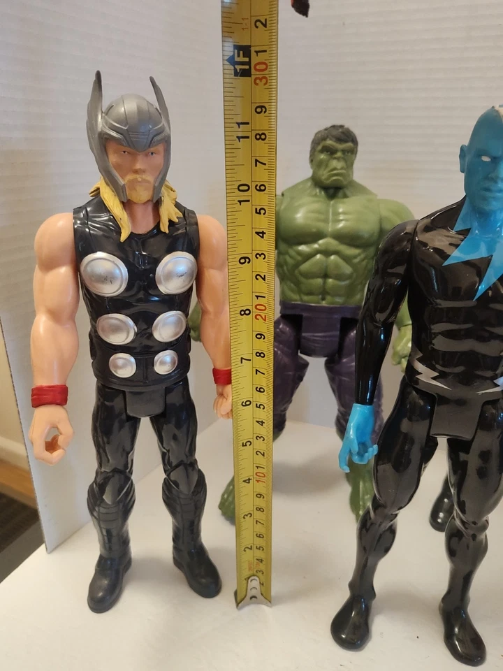 Lote de 6 figuras de acción Marvel Spider-Man Hulk Electro 2014-16 Hasbro de 11 pulgadas Foto 3 de 4