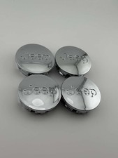 Jeep Set Of 4 Chrome 55mm2.16in Wheel Center Caps