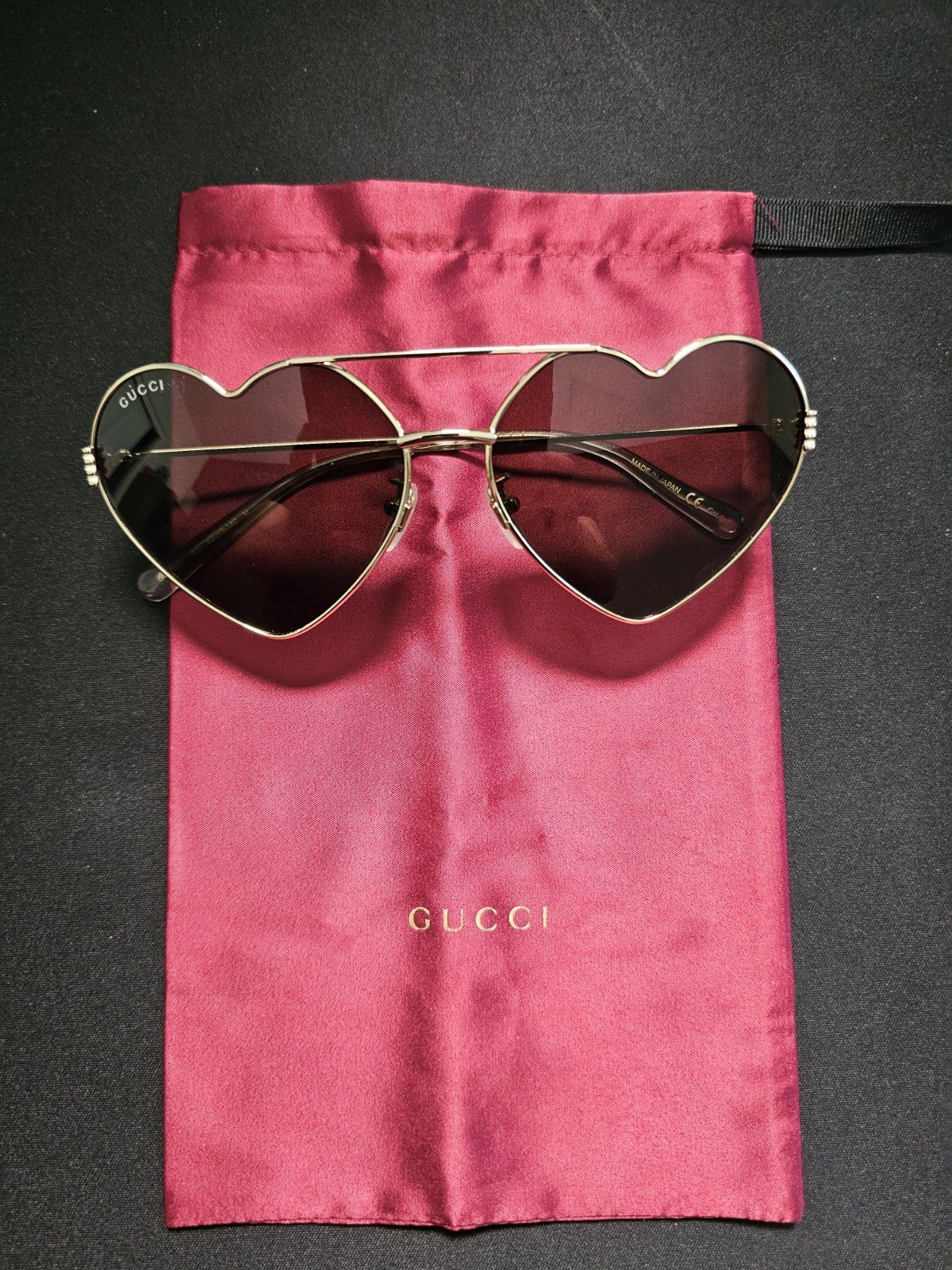 GUCCI HEART FRAMES SUNGLASSES - image 2