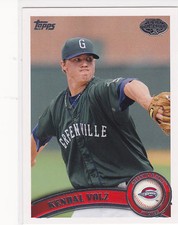 Kendal Volz Boston Red Sox 2011 Topps Pro Debut
