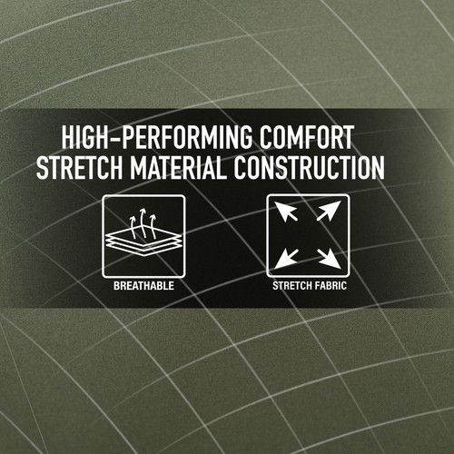 Men’s Active Flex Soft Shell Pants–Lightweight Stretch Water Resistant Trousers - Picture 3 of 12