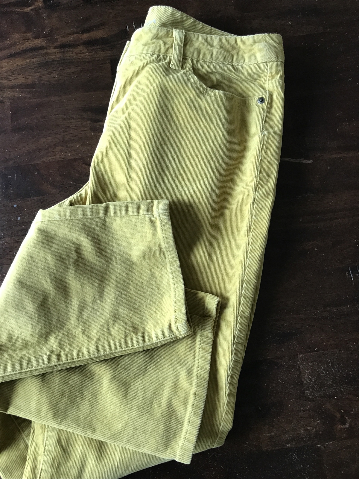BODEN Corduroy Pants Yellow Mustard Pant Straight… - image 9