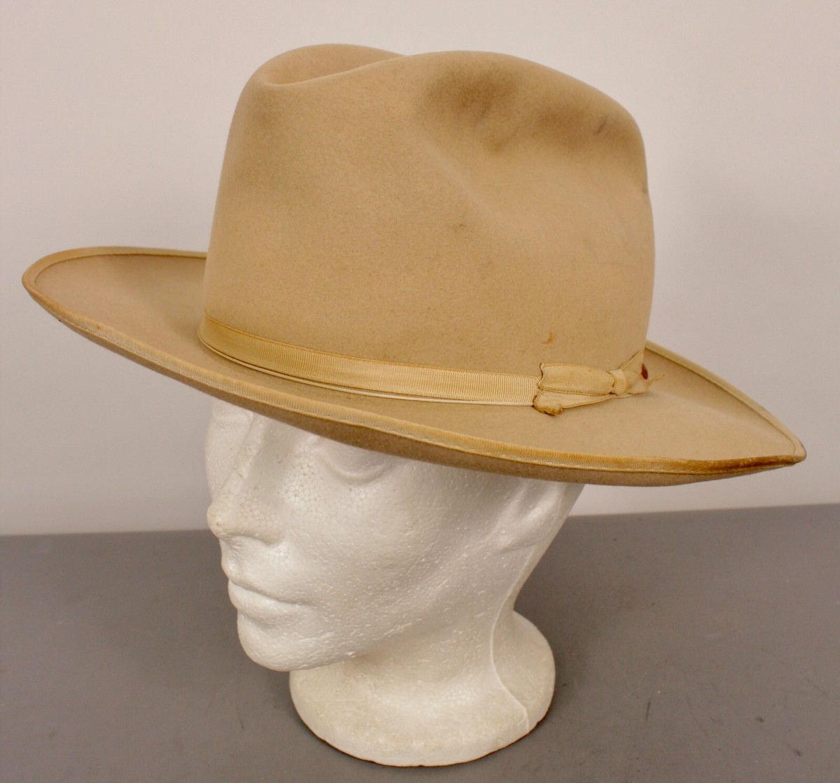 Men's VTG Open Road Stetson 25 Hat 6 7/8 Fedora Cowboy Hat Men's VTG Open Road Stetson 25 Hat 6 7/8 Fedora Cowboy Hat