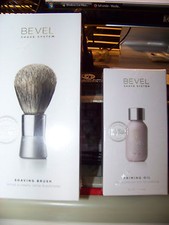 Bevel Badger Shaving Brush and Bevel Priming Oil - New