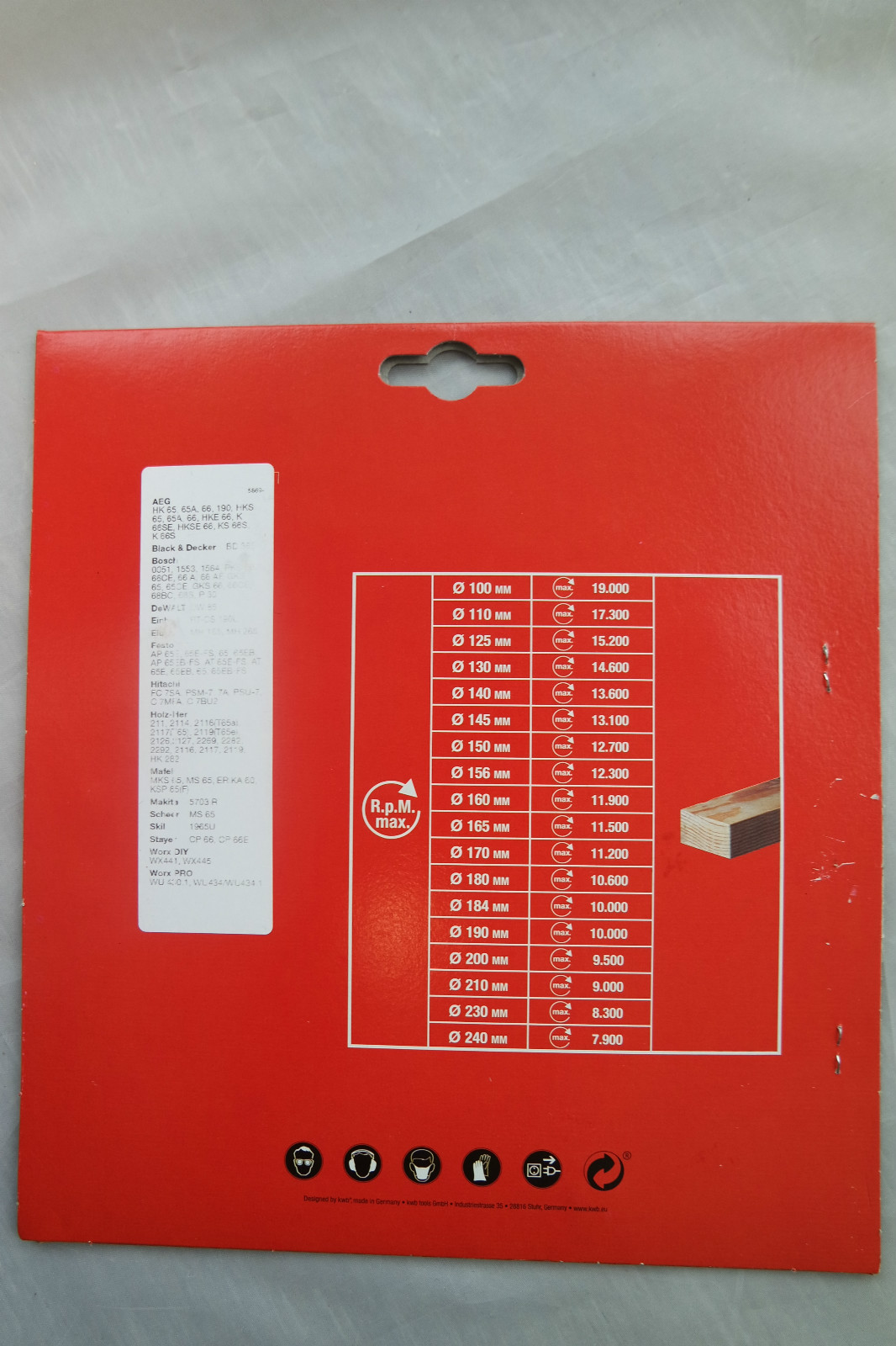 KWB Sägeblatt M 69 o 190 X 30 Mm 586955 Neu/ovp online kaufen | eBay 