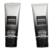 Lot of 2 Bath  Body Works Graphite Men's Body Cream