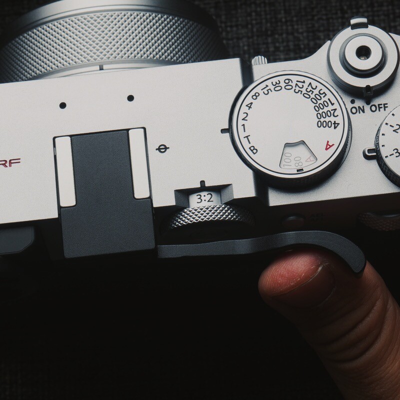 Hot Shoe Thumb Up Grip for Fujifilm GFX100RF Camera Support Aluminum Handle