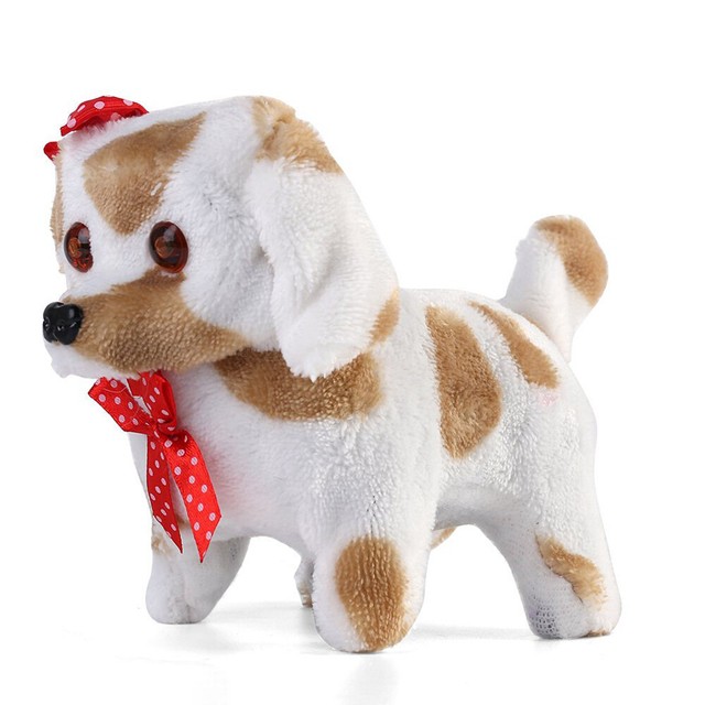 stuffed dog toy that barks