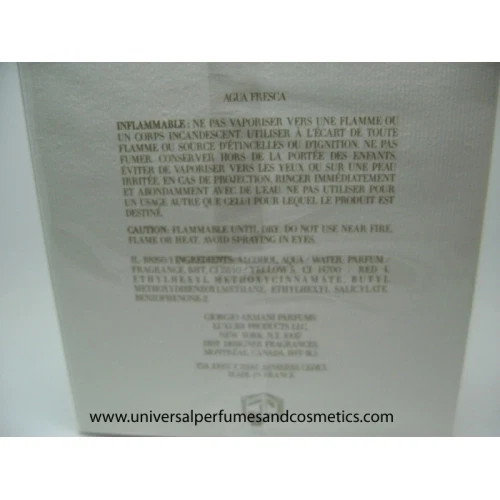 SENSI WHITE NOTES BY GIORGIO ARMANI 2.5 OZ 75 ML EAU FRAICHE NATURAL SPRAY - Bild 8 von 12