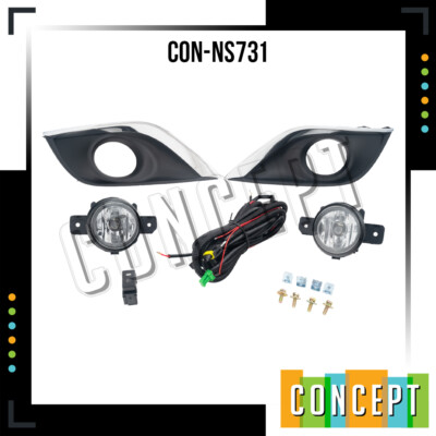 2015-2017 Nissan Versa Sedan H11 Fog Lights Kit (Chrome Housing